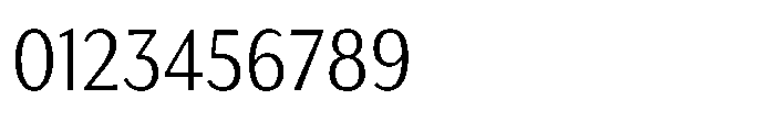 Haboro Gothic Light Condensed Font OTHER CHARS
