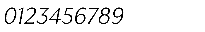 Haboro Gothic Light Extended Italic Font OTHER CHARS