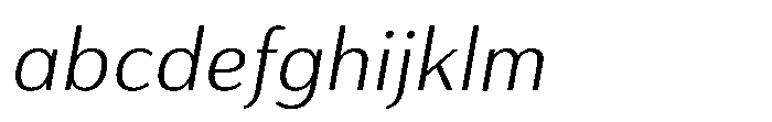 Haboro Gothic Light Extended Italic FONT