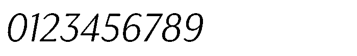 Haboro Gothic Light Italic Font OTHER CHARS