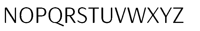Haboro Gothic Light Font UPPERCASE