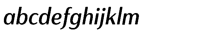 Haboro Gothic Medium Condensed Italic FONT