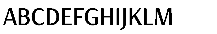 Haboro Gothic Medium Condensed Font UPPERCASE