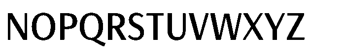 Haboro Gothic Medium Condensed Font UPPERCASE
