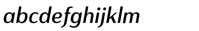 Haboro Gothic Medium Italic FONT
