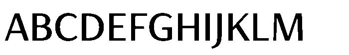 Haboro Gothic Medium Font UPPERCASE