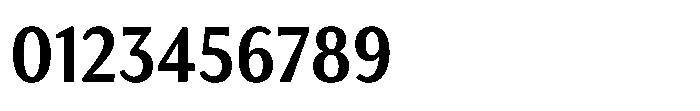 Haboro Gothic Semi Bold Condensed Font OTHER CHARS