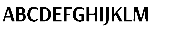 Haboro Gothic Semi Bold Condensed Font UPPERCASE
