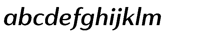 Haboro Gothic Semi Bold Extended Italic FONT