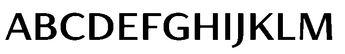 Haboro Gothic Semi Bold Extended Font UPPERCASE