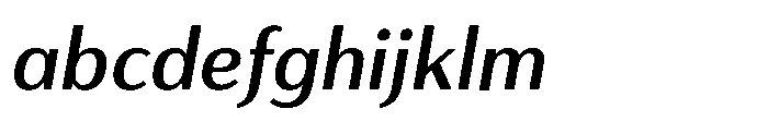 Haboro Gothic Semi Bold Italic FONT