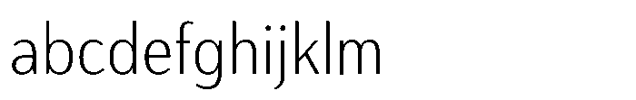 Haboro Gothic Thin Condensed FONT