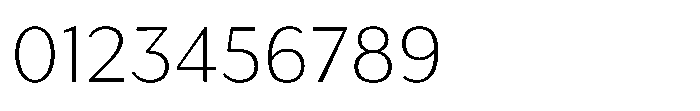 Haboro Gothic Thin Extended Font OTHER CHARS
