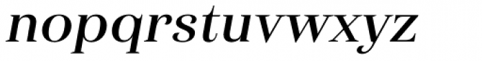 Haboro Nor Medium Italic Font LOWERCASE