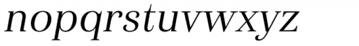Haboro Nor Regular Italic Font LOWERCASE
