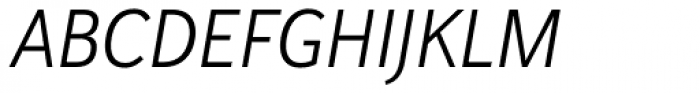 Haboro Sans Cond Book Italic Font UPPERCASE