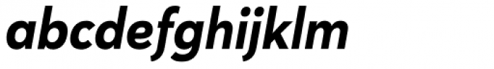Haboro Sans Cond ExBold Italic Font LOWERCASE