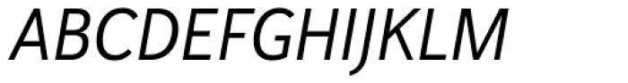 Haboro Sans Cond Regular Italic Font UPPERCASE
