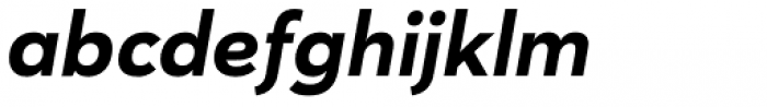 Haboro Sans Norm ExBold Italic Font LOWERCASE