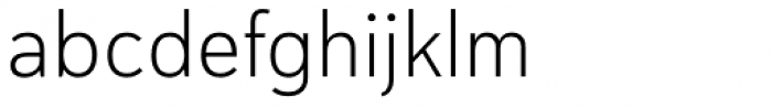 Haboro Sans Norm Light Font LOWERCASE