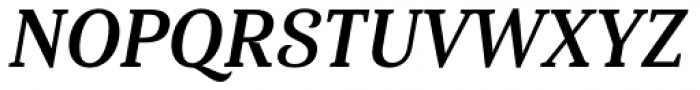Haboro Serif Condensed Bold Italic Font UPPERCASE