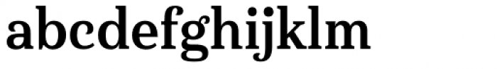 Haboro Serif Condensed Bold Font LOWERCASE