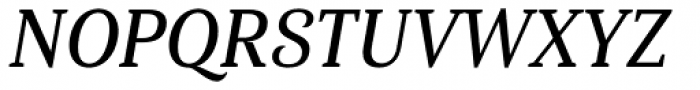 Haboro Serif Condensed Demi Italic Font UPPERCASE