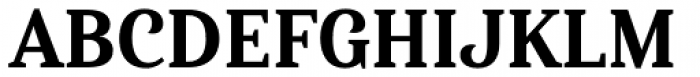 Haboro Serif Condensed Extra Bold Font UPPERCASE