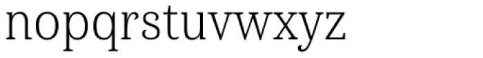 Haboro Serif Condensed Light Font LOWERCASE