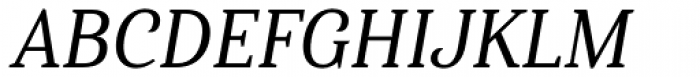 Haboro Serif Condensed Medium Italic Font UPPERCASE