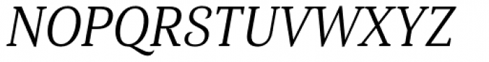 Haboro Serif Condensed Regular Italic Font UPPERCASE