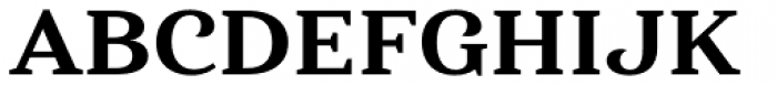 Haboro Serif Extended Extra Bold Font UPPERCASE