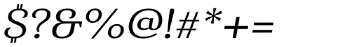 Haboro Serif Extended Medium Italic Font OTHER CHARS