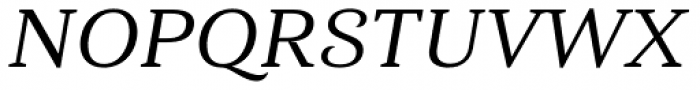 Haboro Serif Extended Medium Italic Font UPPERCASE