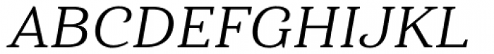 Haboro Serif Extended Regular Italic Font UPPERCASE