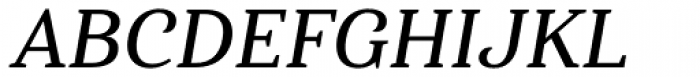 Haboro Serif Normal Demi Italic Font UPPERCASE