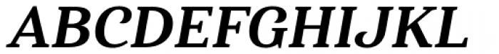 Haboro Serif Normal Extra Bold Italic Font UPPERCASE