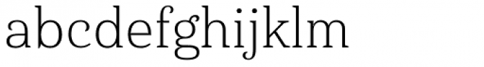 Haboro Serif Normal Light Font LOWERCASE