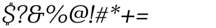 Haboro Serif Normal Regular Italic Font OTHER CHARS