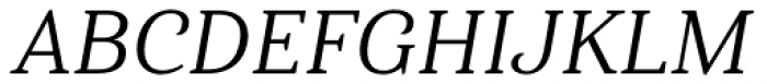 Haboro Serif Normal Regular Italic Font UPPERCASE