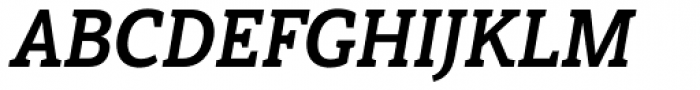 Haboro Slab Condensed Ex Bold Italic Font UPPERCASE