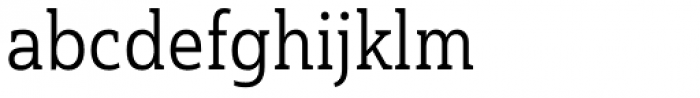 Haboro Slab Condensed Regular Font LOWERCASE