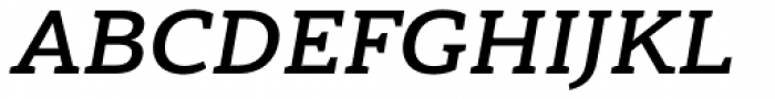 Haboro Slab Extended Bold Italic Font UPPERCASE