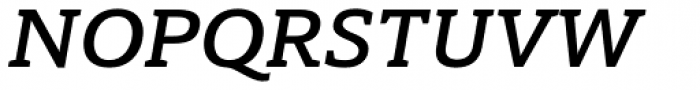 Haboro Slab Extended Bold Italic Font UPPERCASE