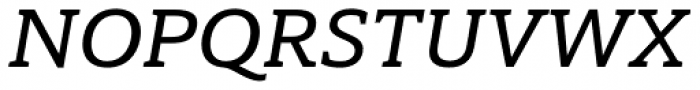 Haboro Slab Extended Demi Italic Font UPPERCASE
