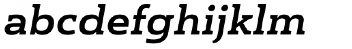 Haboro Slab Extended Ex Bold Italic Font LOWERCASE