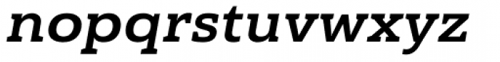 Haboro Slab Extended Ex Bold Italic Font LOWERCASE