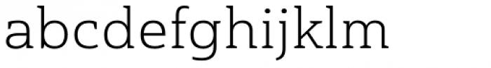 Haboro Slab Extended Light Font LOWERCASE