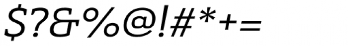 Haboro Slab Extended Medium Italic Font OTHER CHARS
