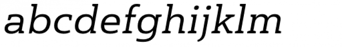 Haboro Slab Extended Medium Italic Font LOWERCASE
